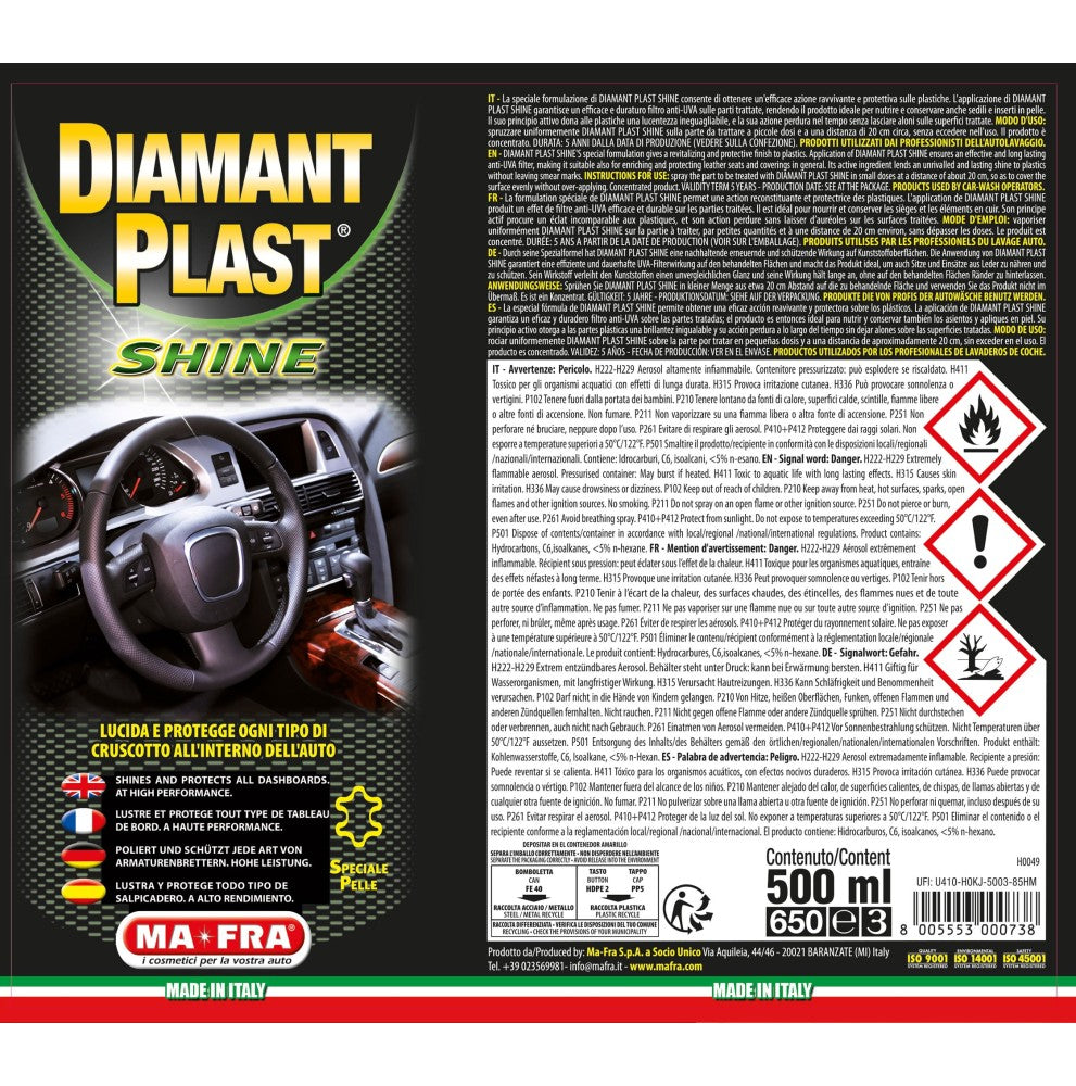 MA-FRA DIAMANT PLAST SHINE – 500 ML