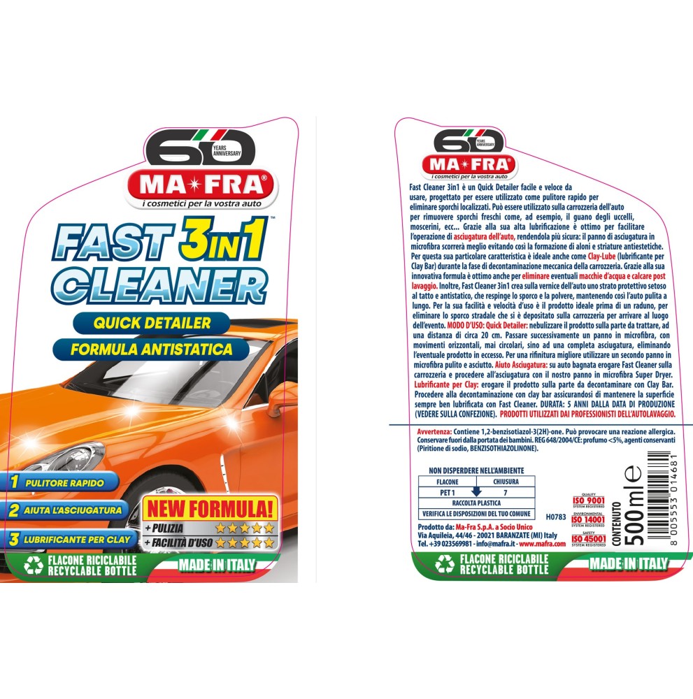 MA-FRA FAST CLEANER –  500 ML
