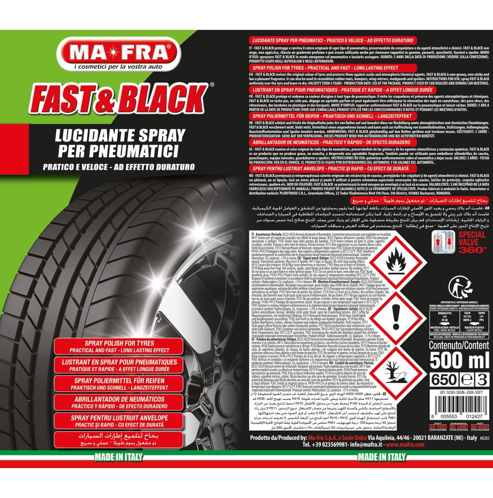 MA-FRA FAST & BLACK –  500 ML